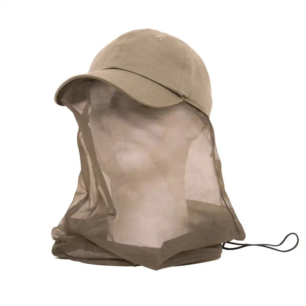 Rothco Baseball Cap with Mosquito Head Net