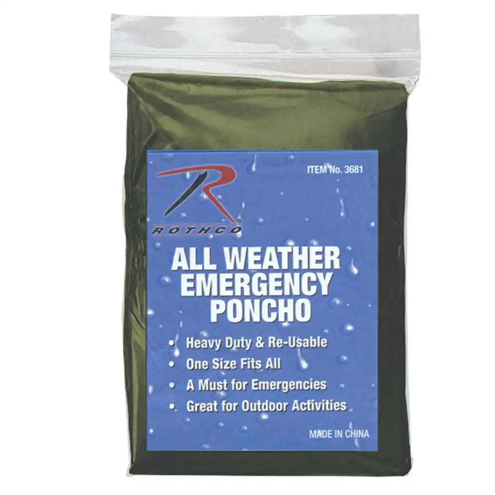 Lightweight Pullover Rain Poncho