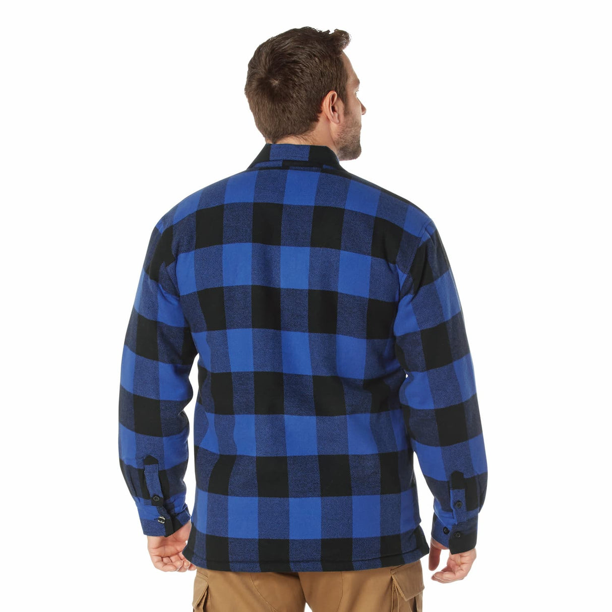 Extra Heavyweight Sherpa-Lined Plaid Flannel Shirt