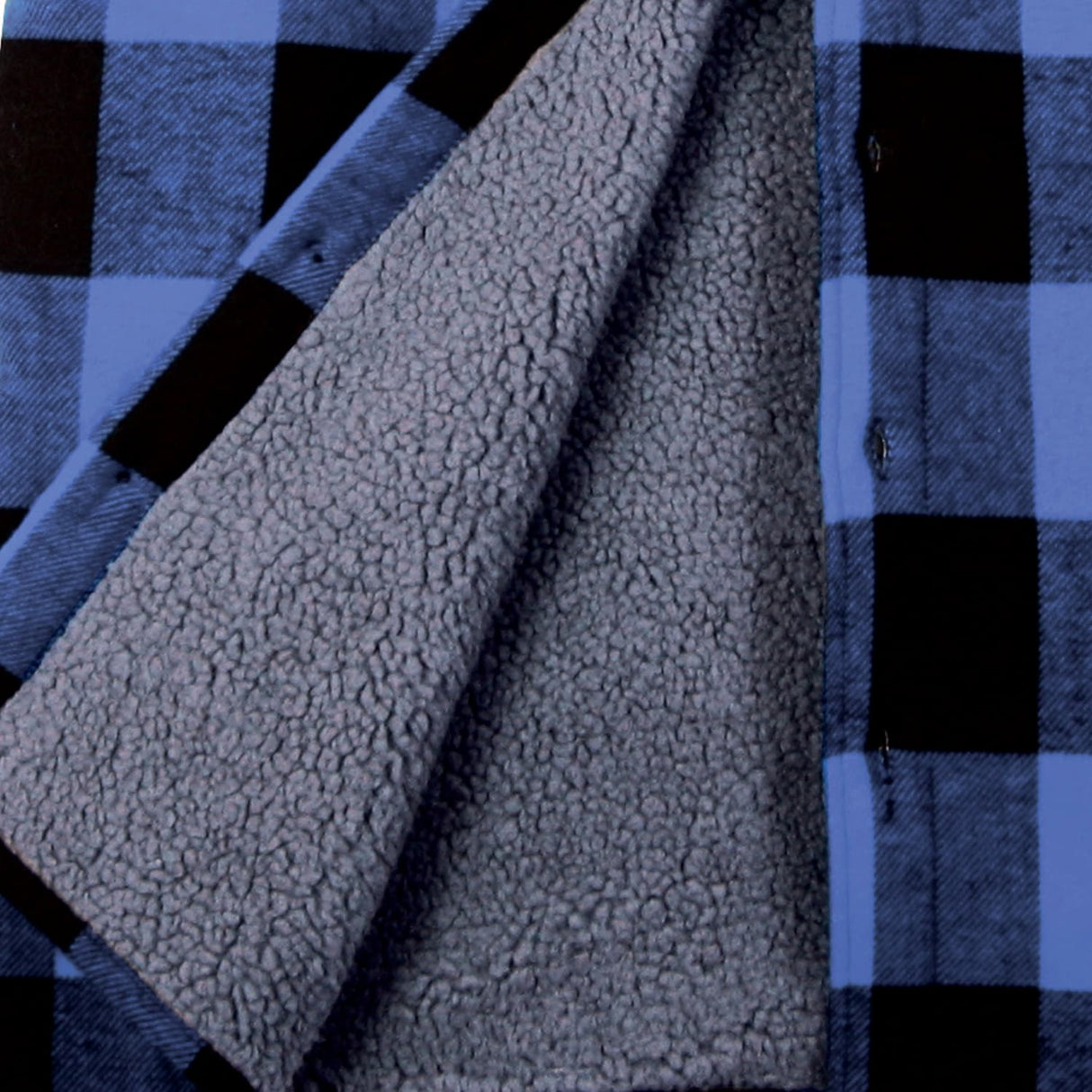 Extra Heavyweight Sherpa-Lined Plaid Flannel Shirt