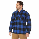 Extra Heavyweight Sherpa-Lined Plaid Flannel Shirt