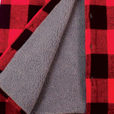 Extra Heavyweight Sherpa-Lined Plaid Flannel Shirt