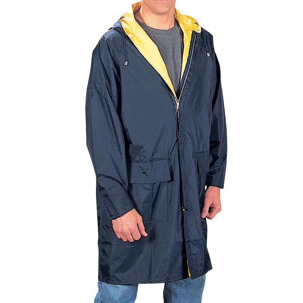 Reversible 3/4 Length Waterproof Rain Parka