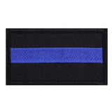 Thin Blue Line Hook and Loop Police Patch