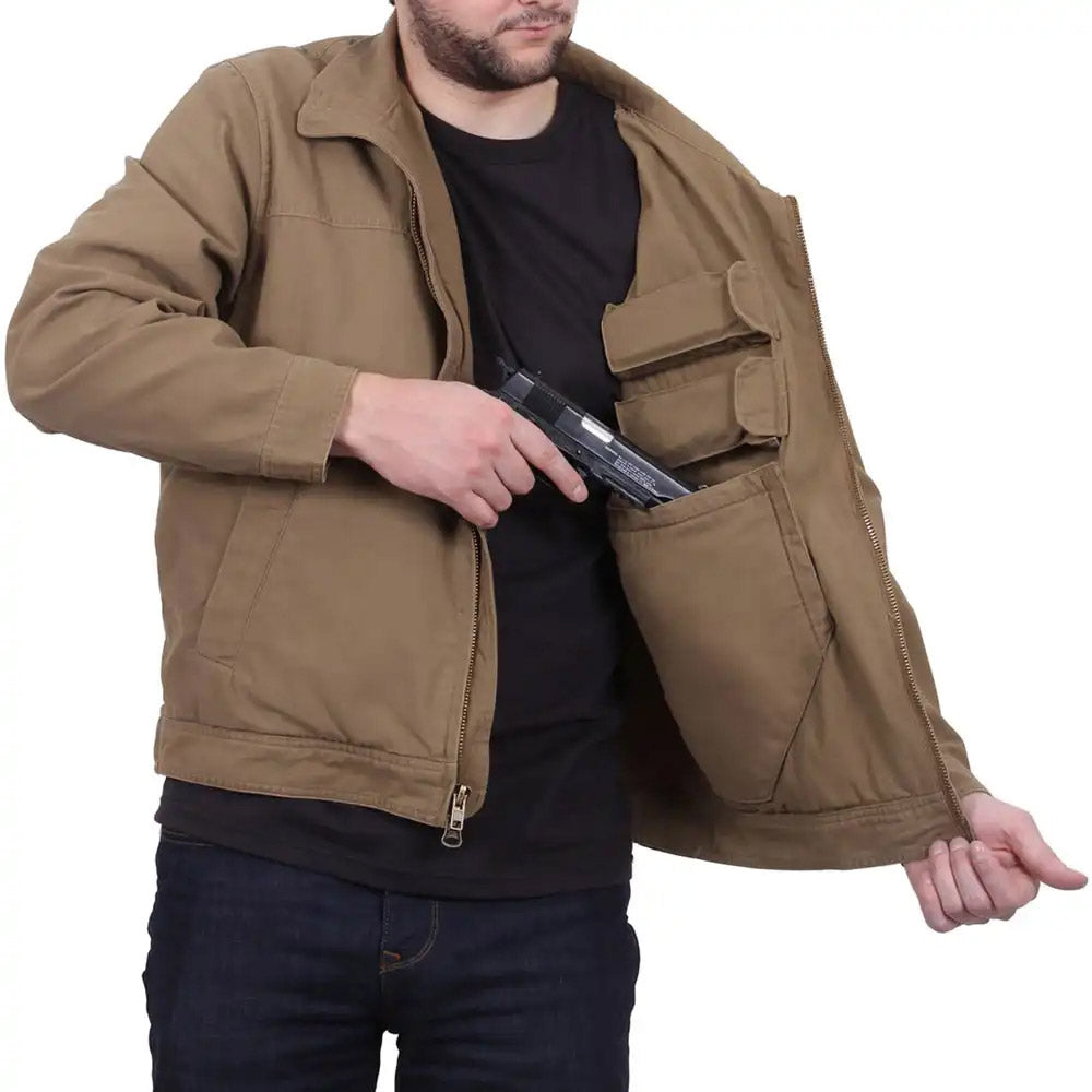 Forced Entry Coyote Lightweight Concealed Carry Jacket