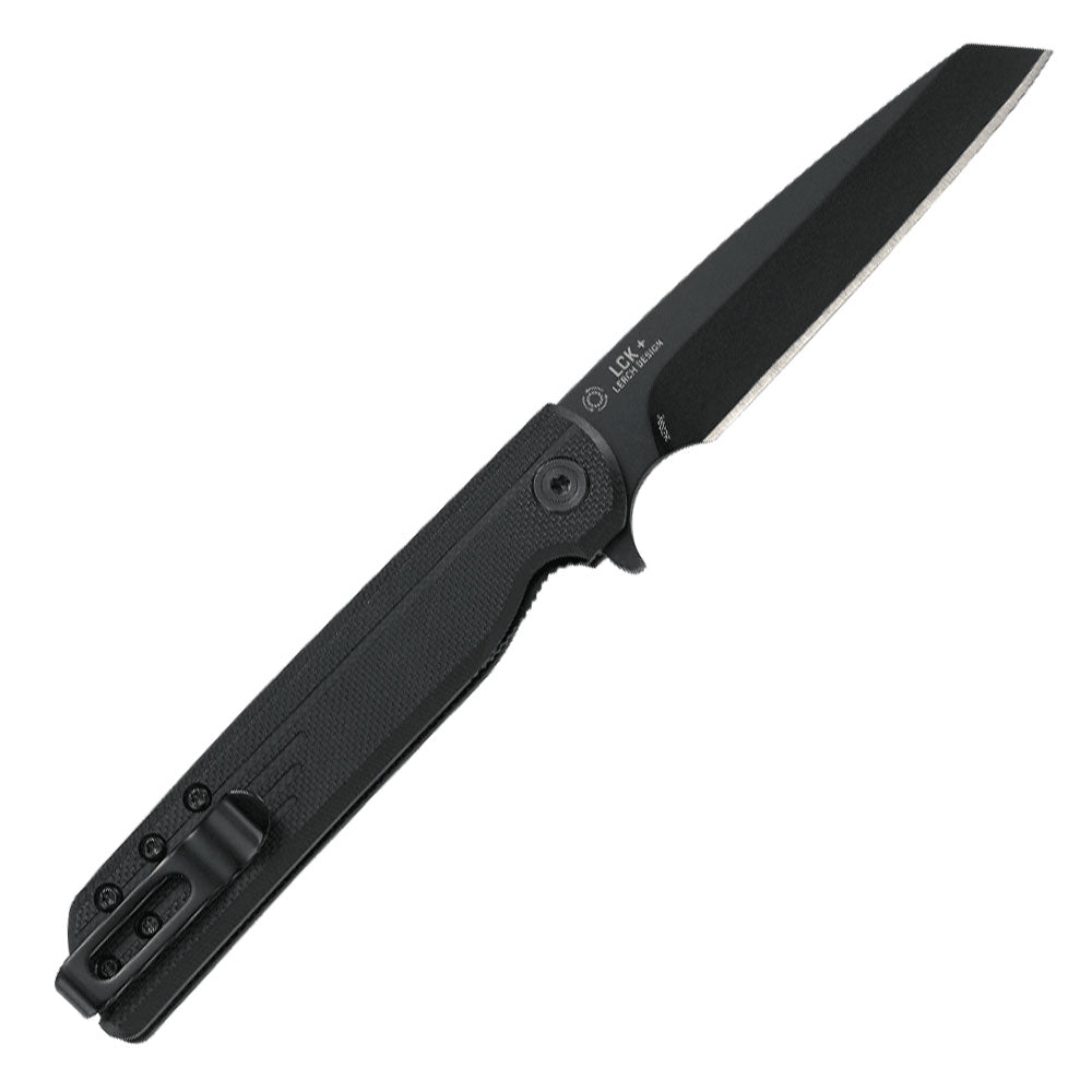 CRKT LCK+ Tanto Blackout 3.24-Inch Assisted Opening Folding Knife