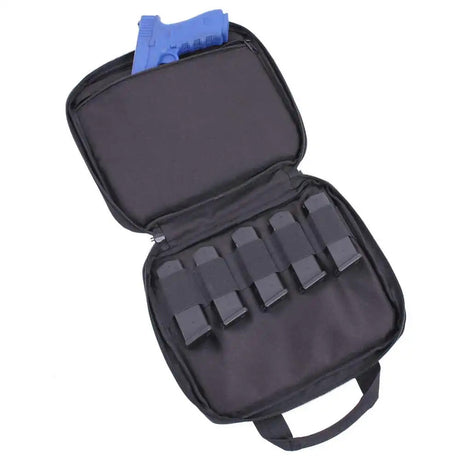 Forced Entry Black Nylon Double Pistol Carry Case