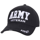 Army Veteran Embroidered Baseball Cap