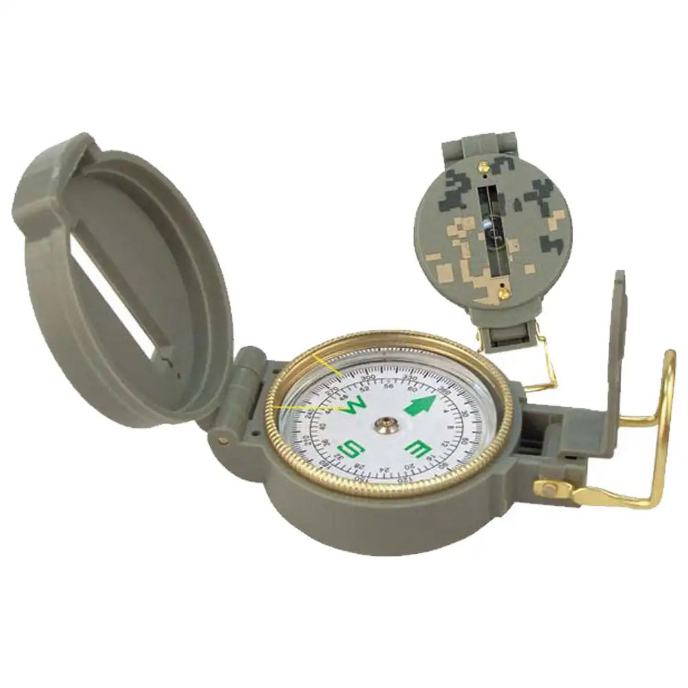 Digital Camo Lensatic Military Style Hiking Compass