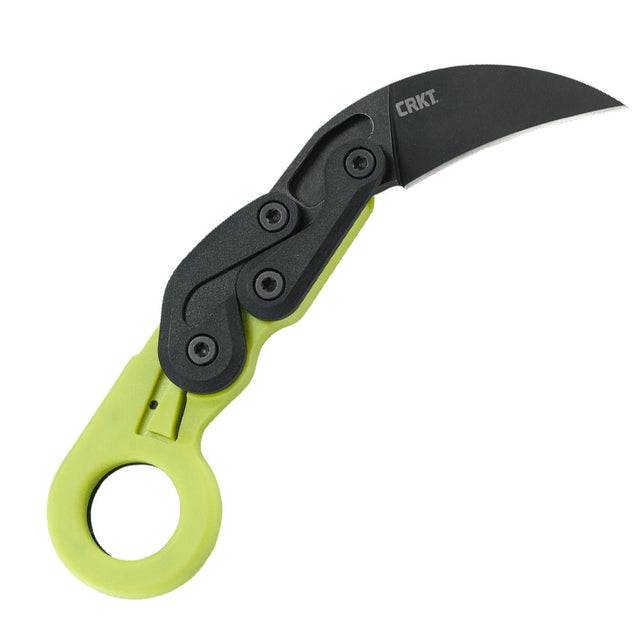 CRKT Provoke Zap Hi-Vis Green 2.47-Inch Karambit Folding Knife