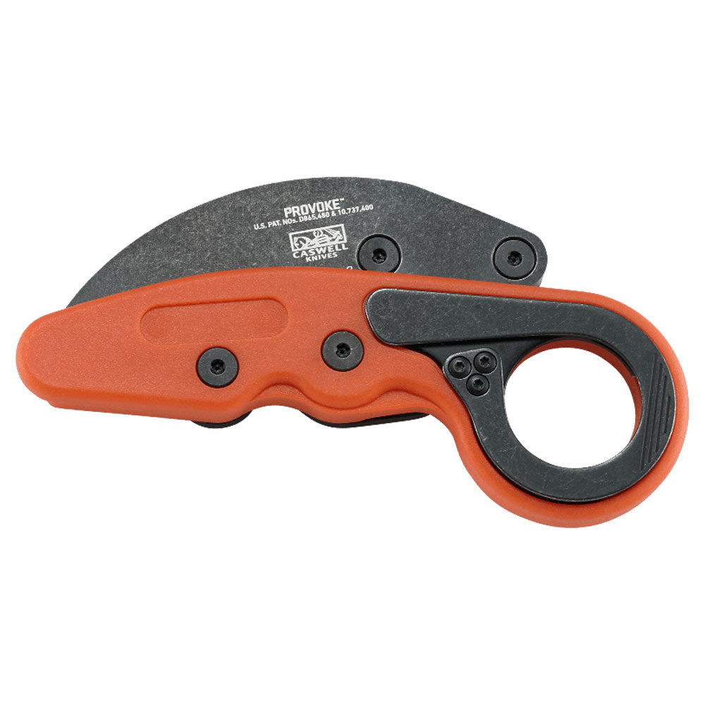 CRKT Provoke Hi-Vis Orange 2.47-Inch Karambit Folding Knife