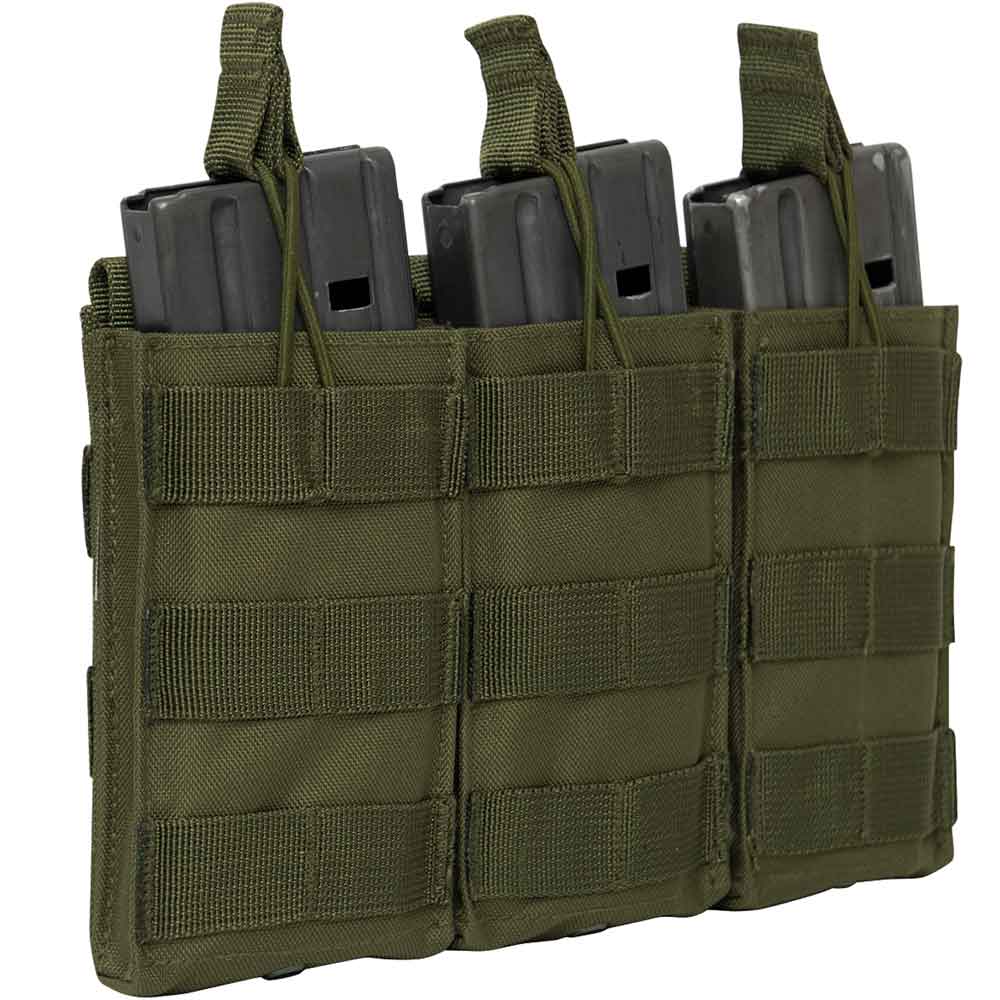 Basic Issue MOLLE Open Top Triple Mag Pouch