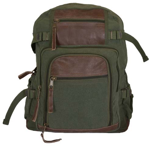 Vintage Londoner Commuter Daypack - Olive Drab