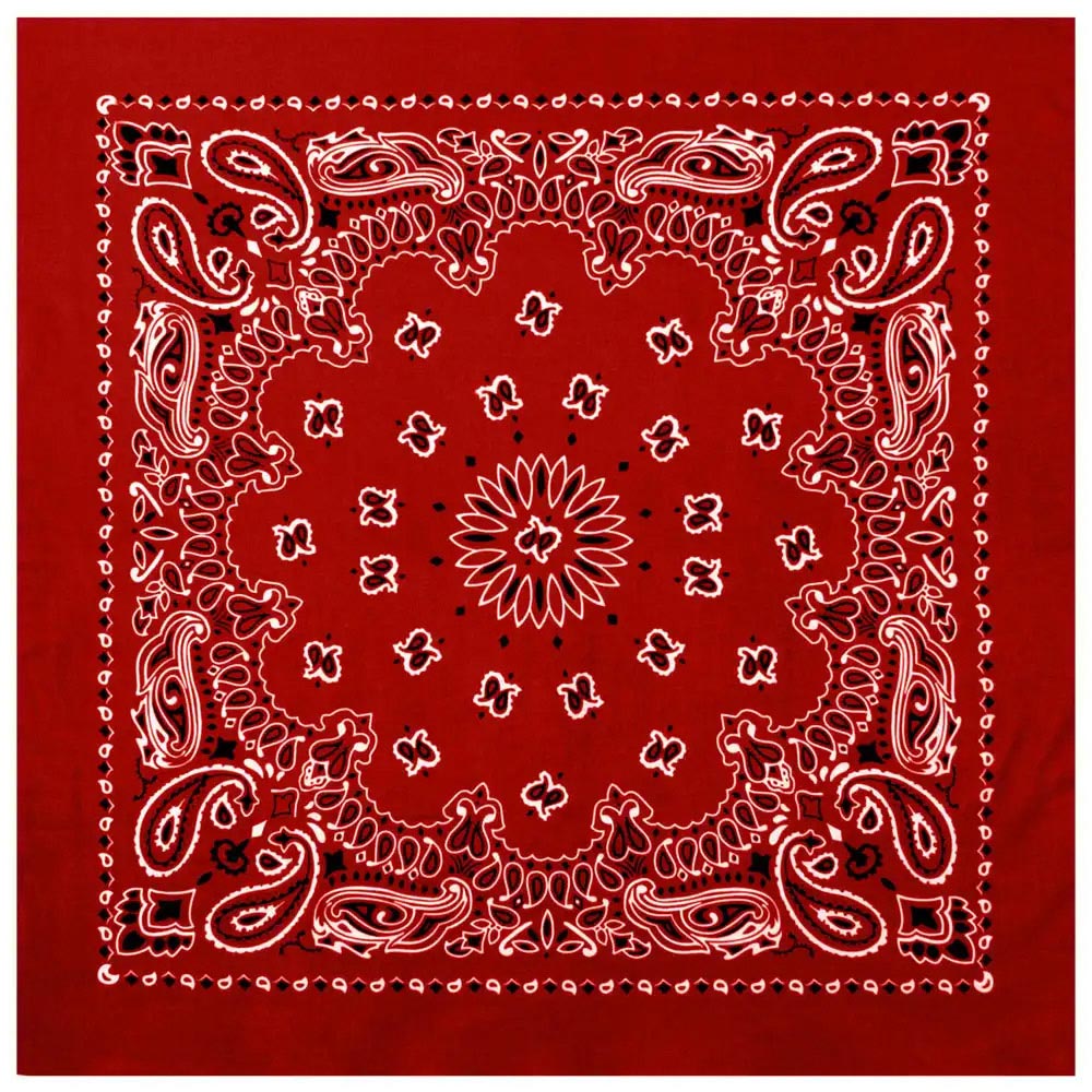 27-Inch Classic Paisley Bandana