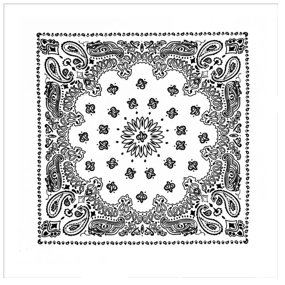 27-Inch Classic Paisley Bandana