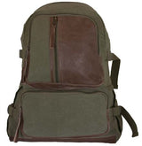 Vintage Airman's Canvas Backpack - Olive Drab