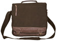 Vintage Euro-Style Canvas Messenger Bag - Brown