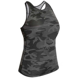 Womens Camo Workout Performance Tank Top