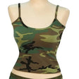 Women's Woodland Camo Camisole Tank Top