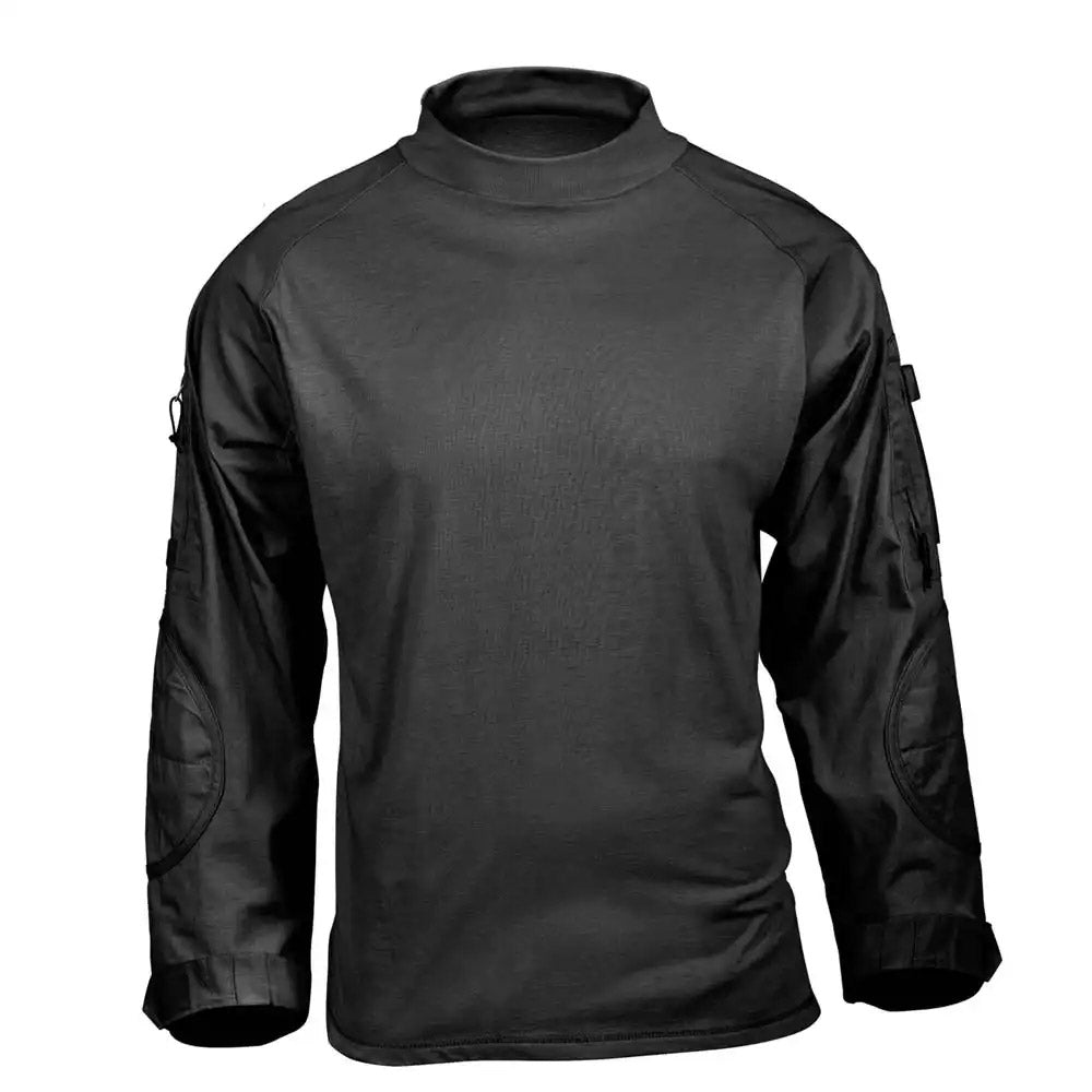 Black Tactical Airsoft Combat Shirt