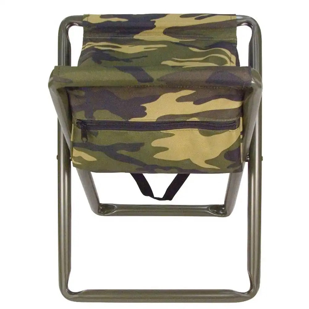 Folding Camp Stool with Gear Pouch