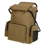 Combination Camp Stool and Backpack