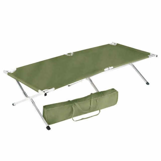 Olive Drab Oversized Aluminum Folding Cot