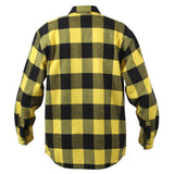 Heavyweight Yellow Buffalo Plaid Flannel Shirt