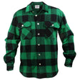 Heavyweight Green Buffalo Plaid Flannel Shirt