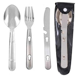 3-Piece Stainless Steel Camping Chow Set