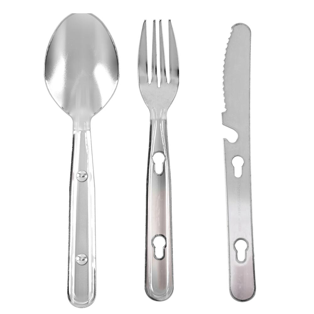 3-Piece Stainless Steel Camping Chow Set