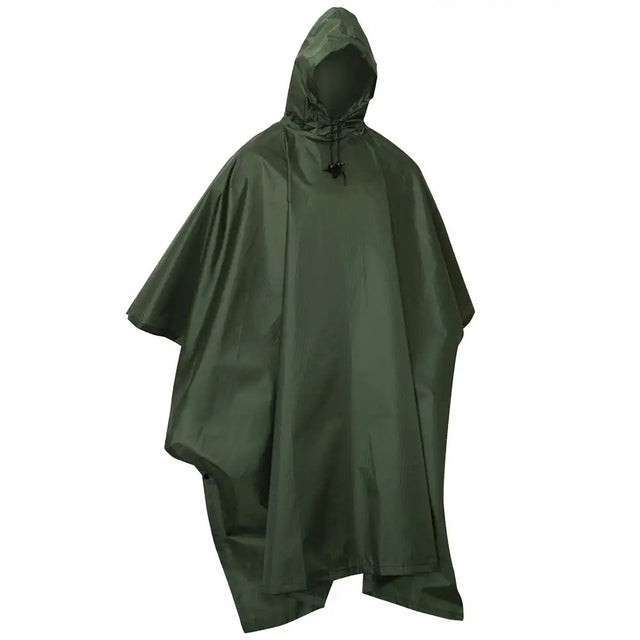 Olive Drab GI Type Ripstop Poncho