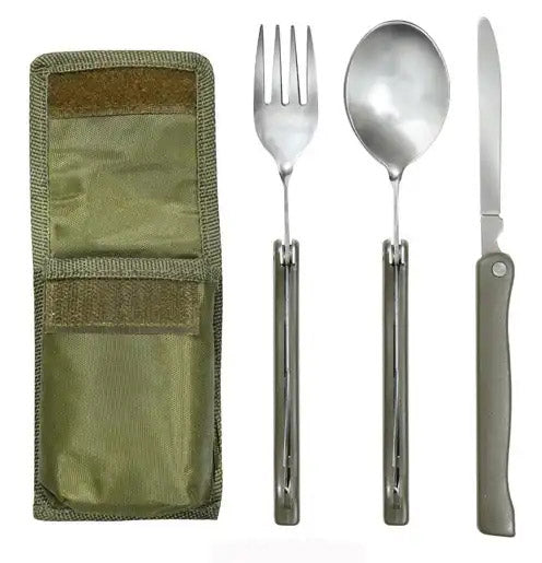 Basic Issue Chow Set with Olive Drab Pouch