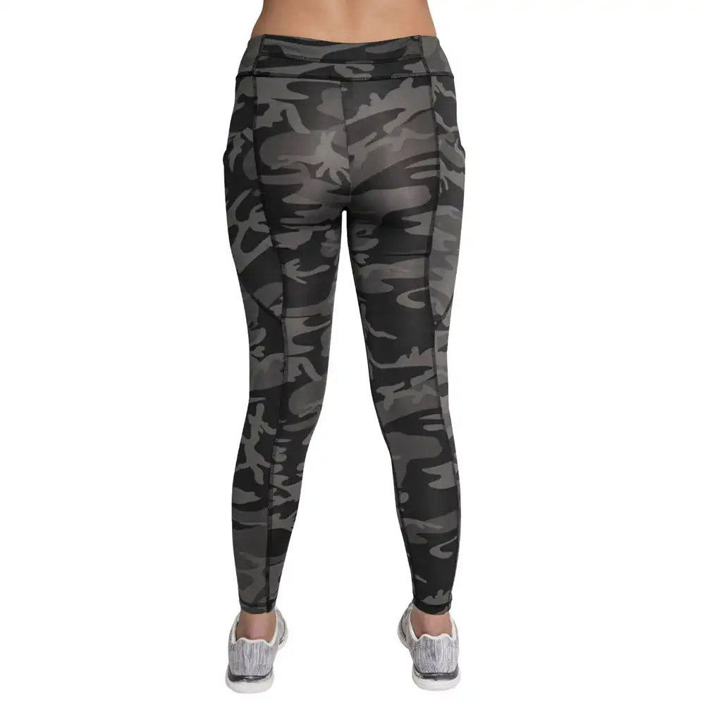 Womens Camouflage Performance Leggings with Pockets