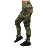 Womens Camouflage Performance Leggings with Pockets