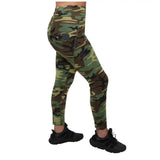 Womens Camouflage Performance Leggings with Pockets