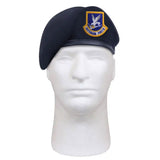 USAF Security Forces Inspection Ready Beret with Flash