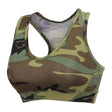 Traditional Green Camo Sports Bra