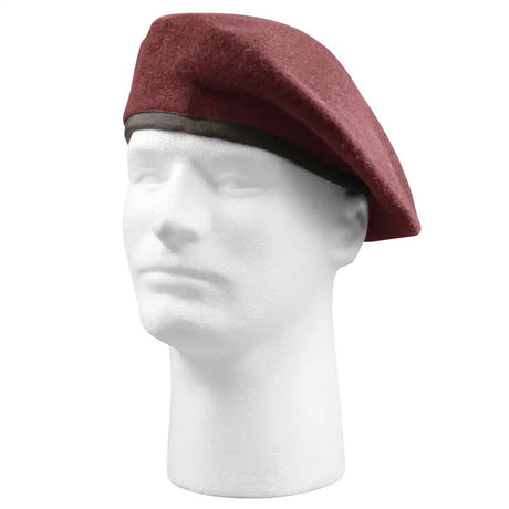 G.I. Type Inspection Ready Wool Maroon Beret