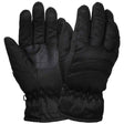 Basic Issue Black Insulated Winter Gloves with Elastic Wrist