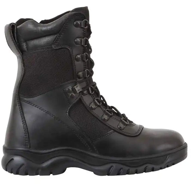 Forced Entry Black 8-Inch Side Zip Tactical Boot