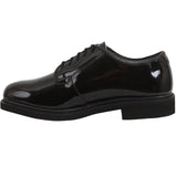 High Gloss Black Patent Leather Oxford Shoes