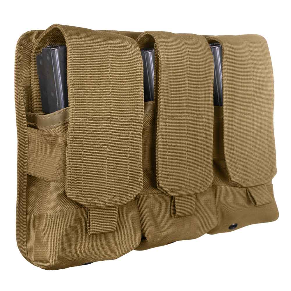 MOLLE Triple Mag Ammo Pouch for M16/AK-47 Magazines