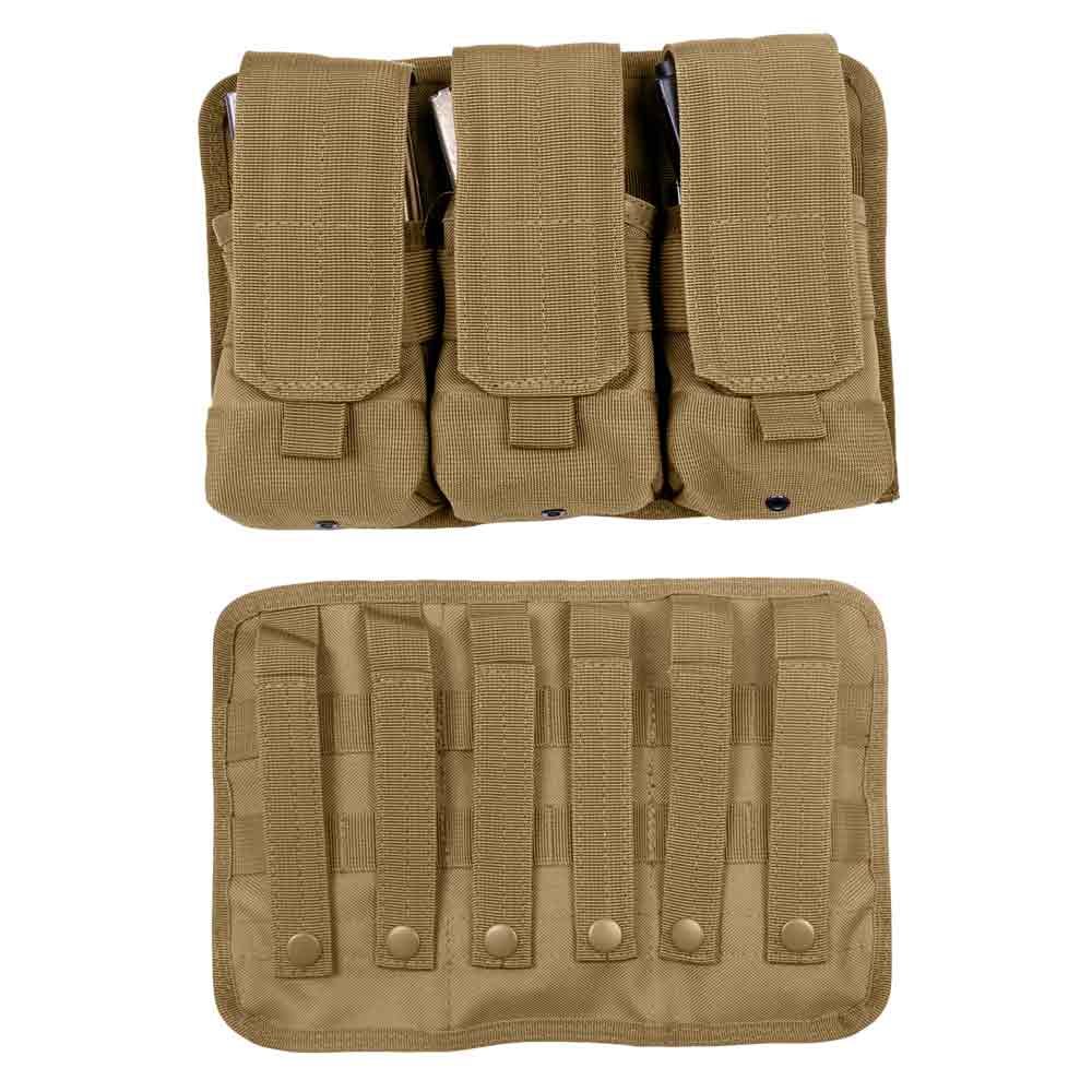 MOLLE Triple Mag Ammo Pouch for M16/AK-47 Magazines