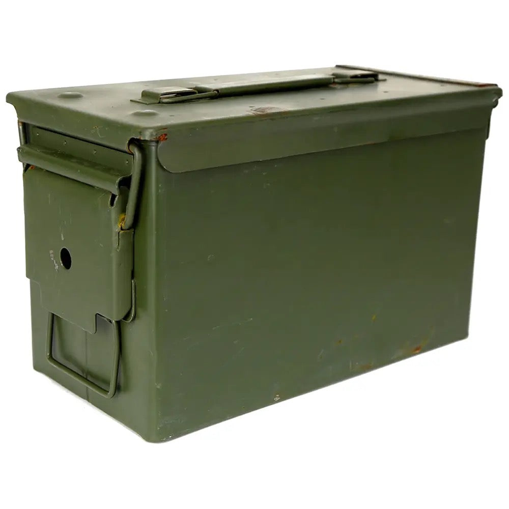 Military Surplus 50 Caliber Ammo Can - Used