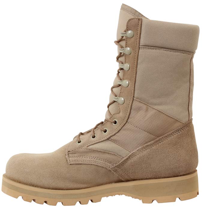 G.I. Type Lug Sole Desert Tan Combat Boot