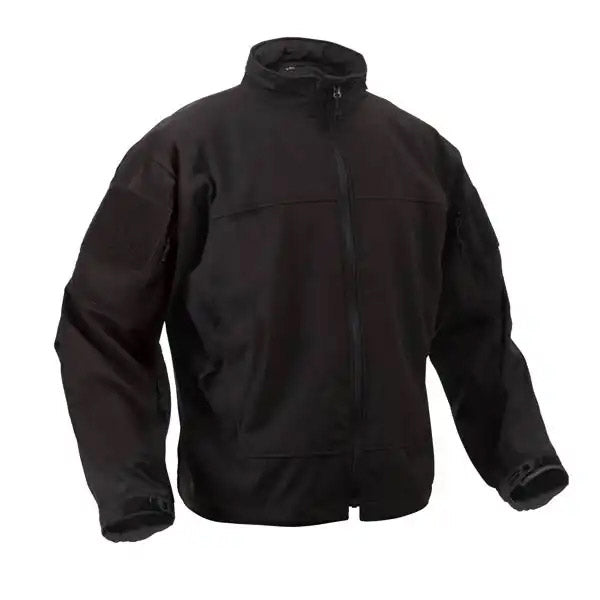 Covert Ops Black Lightweight Soft Shell Jacket