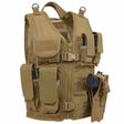 Kids Coyote Brown Tactical Cross Draw Vest