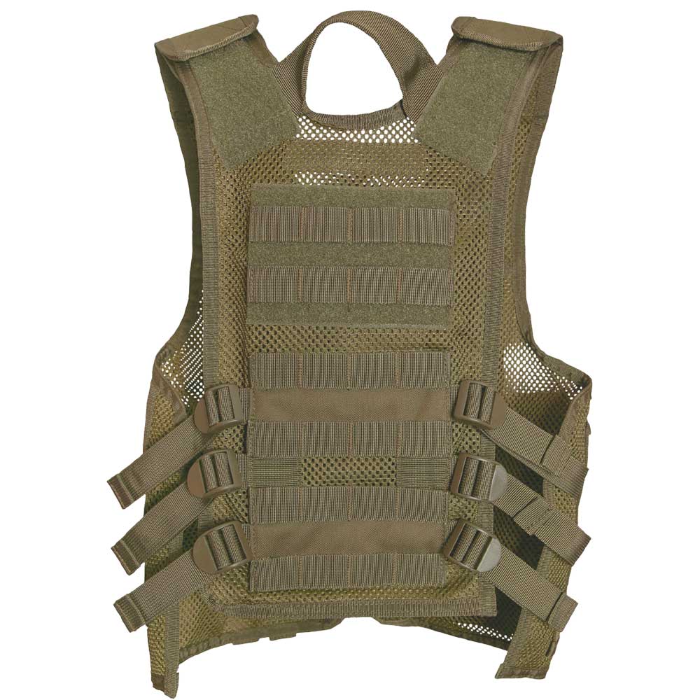 Kids Coyote Brown Tactical Cross Draw Vest