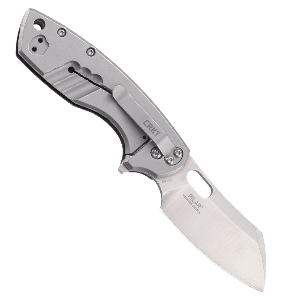 CRKT Pilar Large G10 2.7-Inch Sheepsfoot Folding Knife